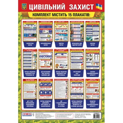 Цивільний захист Плакати заказать онлайн оптом Украина