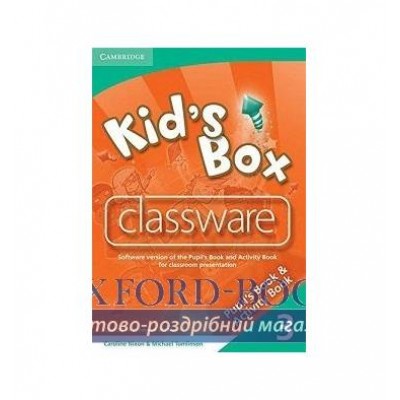 Kids Box 3 Classware CD-ROM Nixon, C ISBN 9780521140287 замовити онлайн