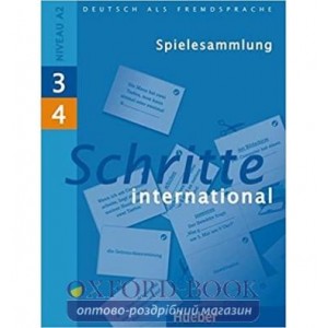 Книга Schritte international Spielesammlung zu Band 3 und 4 ISBN 9783197418537