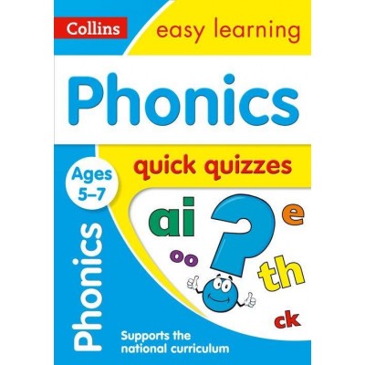 Книга Collins Easy Learning: Phonics Quick Quizzes Ages 5-7 ISBN 9780008212445 заказать онлайн оптом Украина