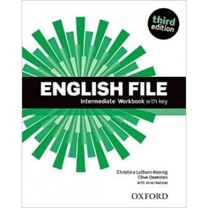 Робочий зошит English File 3rd Edition Intermediate workbook with Key ISBN 9780194519847