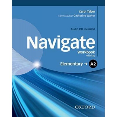 Робочий зошит Navigate Elementary A2 Workbook with Audio CD and key ISBN 9780194566407 замовити онлайн