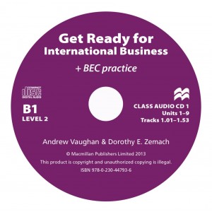 Диски для класса Get Ready for International Business (with BEC practice) 2 Class Audio CDs ISBN 9780230447936