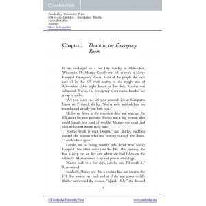 Книга Emergency Murder McGiffin, J ISBN 9780521536622