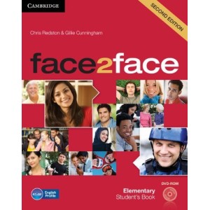 Підручник Face2face 2nd Edition Elementary Students Book with DVD-ROM Redston, Ch ISBN 9781107422049