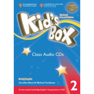 Диск Kids Box Updated 2nd Edition 2 Class Audio CDs (4) ISBN 9781316628973