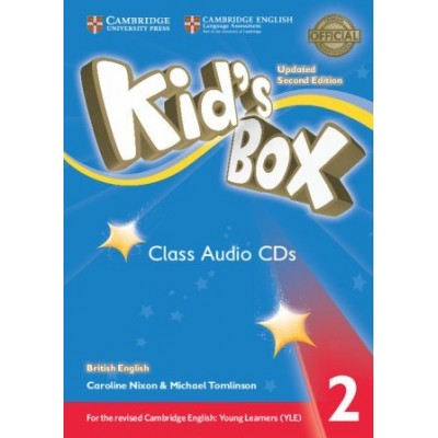 Диск Kids Box Updated 2nd Edition 2 Class Audio CDs (4) ISBN 9781316628973 замовити онлайн