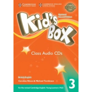 Диск Kids Box Updated 2nd Edition 3 Class Audio CDs (3) ISBN 9781316628980