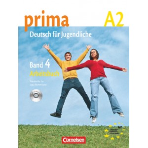 Робочий зошит Prima-Deutsch fur Jugendliche 4 (A2) Arbeitsbuch+CD Jin, F ISBN 9783060201730
