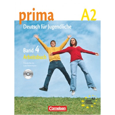 Робочий зошит Prima-Deutsch fur Jugendliche 4 (A2) Arbeitsbuch+CD Jin, F ISBN 9783060201730 заказать онлайн оптом Украина