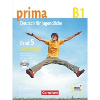 Робочий зошит Prima-Deutsch fur Jugendliche 5 (B1) Arbeitsbuch+CD Jin, F ISBN 9783060201778 заказать онлайн оптом Украина