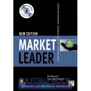 Книга для вчителя Market Leader Upper-Interm New Teachers book+CD-Rom ISBN 9781405843461