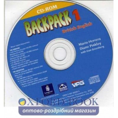 Диск Backpack 1 CD-Rom ISBN 9780582893894 заказать онлайн оптом Украина