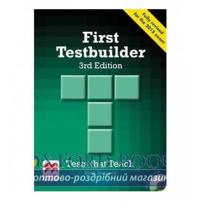 Тести First Testbuilder 3rd Edition without key with Audio CDs ISBN 9780230476127 заказать онлайн оптом Украина