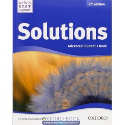 Підручник Solutions 2nd Edition Advanced Students Book ISBN 9780194552905 заказать онлайн оптом Украина