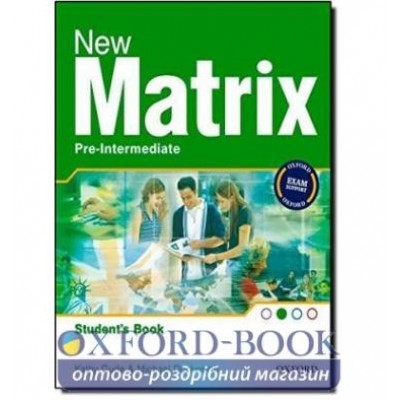 Підручник Matrix New Pre-Inter Students Book ISBN 9780194766074 замовити онлайн