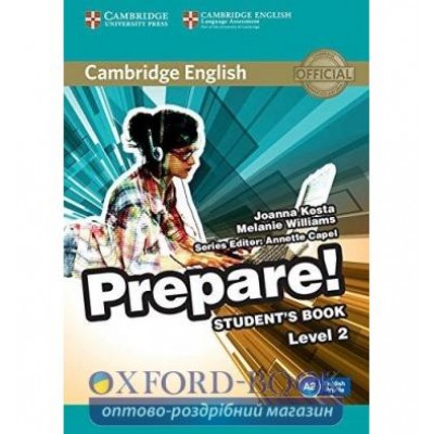 Підручник Cambridge English Prepare! Level 2 Students Book Kosta, J ISBN 2000096221998 замовити онлайн