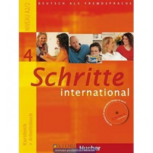 Підручник Schritte International 4 (A2/2) Kursbuch+AB ISBN 9783190018543