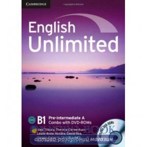 Підручник English Unlimited Combo Pre-intermediate A Students Book+workbook DVD-ROMs (2) Tilbury, A ISBN 9781107621510