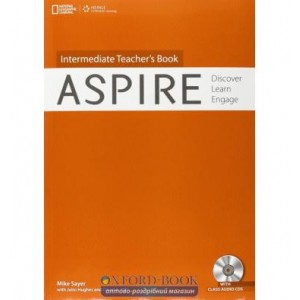 Книга для вчителя Aspire Intermediate teachers book with Classroom Audio CD Crossley, R ISBN 9781133564485