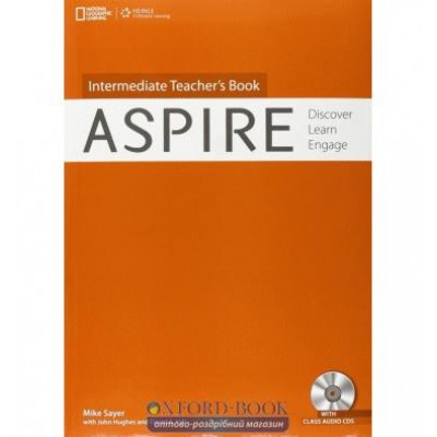 Книга для вчителя Aspire Intermediate teachers book with Classroom Audio CD Crossley, R ISBN 9781133564485 заказать онлайн оптом Украина