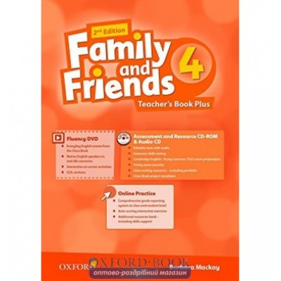 Книга для вчителя Family & Friends 2nd Edition 4 Teachers book Plus + CD-ROM + Audio CD заказать онлайн оптом Украина