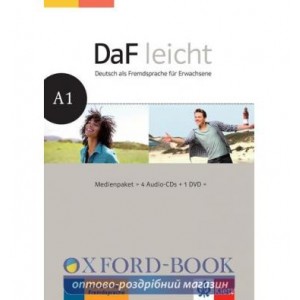 Книга DaF leicht Medienpaket A1 CD/DVD ISBN 9783126762533