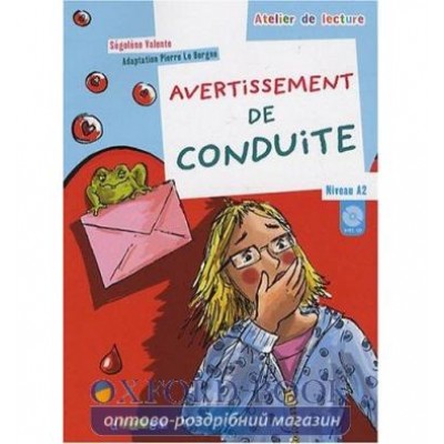 Atelier de lecture A2 Avertissement de conduite + CD audio ISBN 9782278060948 заказать онлайн оптом Украина