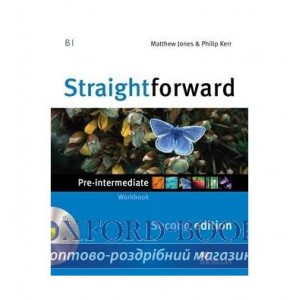 Робочий зошит Straightforward 2nd Edition Pre-Intermediate Workbook without key with CD ISBN 9780230423152