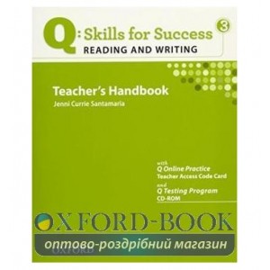Книга для вчителя Skills for Success Reading and Writing 3 Teachers Book with CD-ROM ISBN 9780194756297