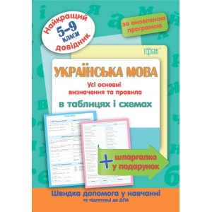 Украинский язык в таблицах и схемах 5-9 классы Лучший справочник
