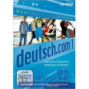 Ресурси для дошки Deutsch.com 1 Interaktives Kursbuch f?r Whiteboard und Beamer DVD-ROM ISBN 9783196116588