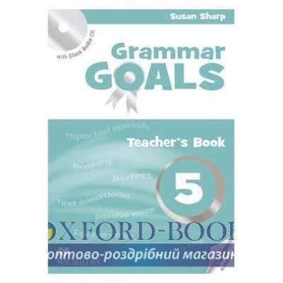 Книга для вчителя Grammar Goals 5 Teachers Book with Audio CD ISBN 9780230445994 замовити онлайн