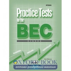 Підручник Practice Test for the BEC higher Students Book with answers ISBN 9781846790652