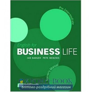 Книга для вчителя English for Business Life Pre-Intermediate Teachers Book ISBN 9780462007618