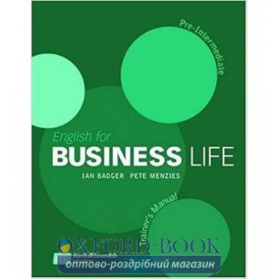 Книга для вчителя English for Business Life Pre-Intermediate Teachers Book ISBN 9780462007618 замовити онлайн