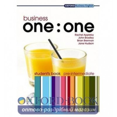 Підручник Business one:one Pre-internediate Students Book Pack ISBN 9780194576420 замовити онлайн