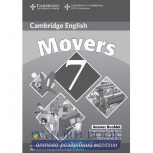 Книга Cambridge YLE Tests 7 Movers Answer Booklet Cambridge ESOL ISBN 9780521173728