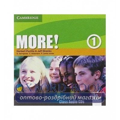 Диск More! 1 Class Audio CDs (2) Puchta, H ISBN 9780521712972 заказать онлайн оптом Украина