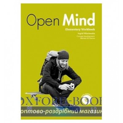 Робочий зошит Open Mind British English Elementary Workbook without key with CD ISBN 9780230458376 замовити онлайн