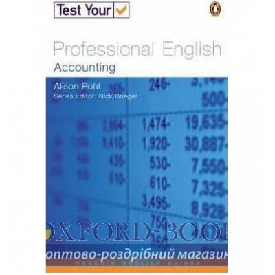 Книга Test Your Professional English: Accounting ISBN 9780582451636 замовити онлайн