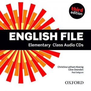 Диск English File 3rd Edition Elementary Class Audio CDs (4) ISBN 9780194598583