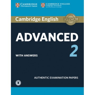 Книга Cambridge English Advanced 2 Students Book with Answers & Downloadable Audio ISBN 9781316504499 замовити онлайн