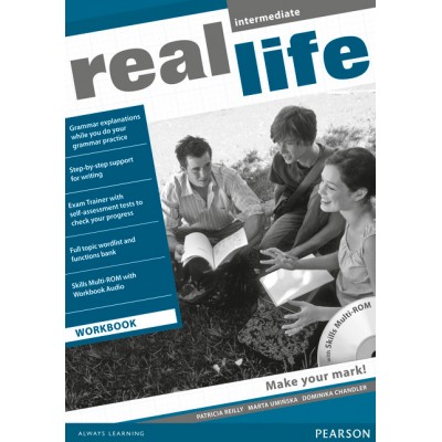 Робочий зошит Real Life Intermediate Workbook with Audio CD/CD-ROM ISBN 9781408239469 заказать онлайн оптом Украина