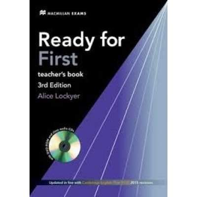 Книга для вчителя Ready for First 3rd Edition Teachers Book with eBook Pack ISBN 9781786327550 замовити онлайн