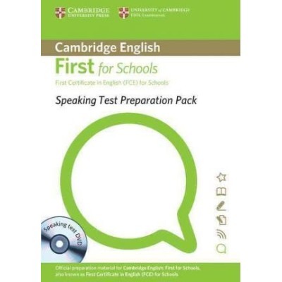 Книга Speaking Test Preparation Pack for First for Schools with DVD ISBN 9781907870040 заказать онлайн оптом Украина