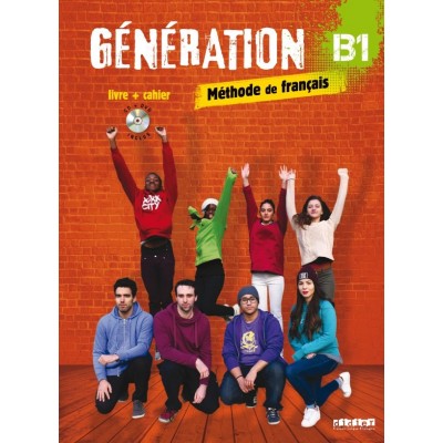 Generation B1 Livre + Cahier + Mp3 CD + DVD ISBN 9782278086351 замовити онлайн