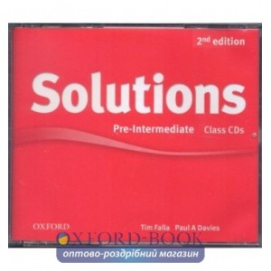 Диск Solutions 2nd Edition Pre-Intermediate Class Audio CDs (3) Falla, T ISBN 9780194554244