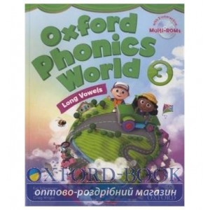 Підручник Oxford Phonics World 3 Students Book with MultiROM ISBN 9780194596190