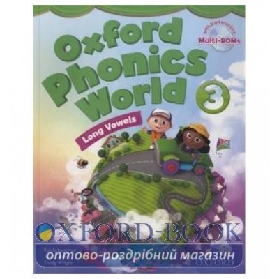 Підручник Oxford Phonics World 3 Students Book with MultiROM ISBN 9780194596190 замовити онлайн